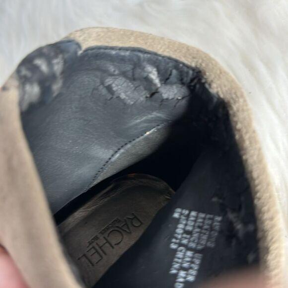 Rachel Rachel Roy Ramone Suede Foldover Booties Sz 6 - Picture 7 of 8